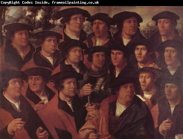 JACOBSZ, Dirck Group Portrait of the Arquebusiers of Amsterdam